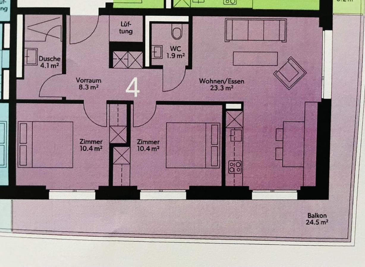 Ferienwohnung 3,5 Zimmer Direkt An Ski- Und Bikepiste Flims Ngoại thất bức ảnh